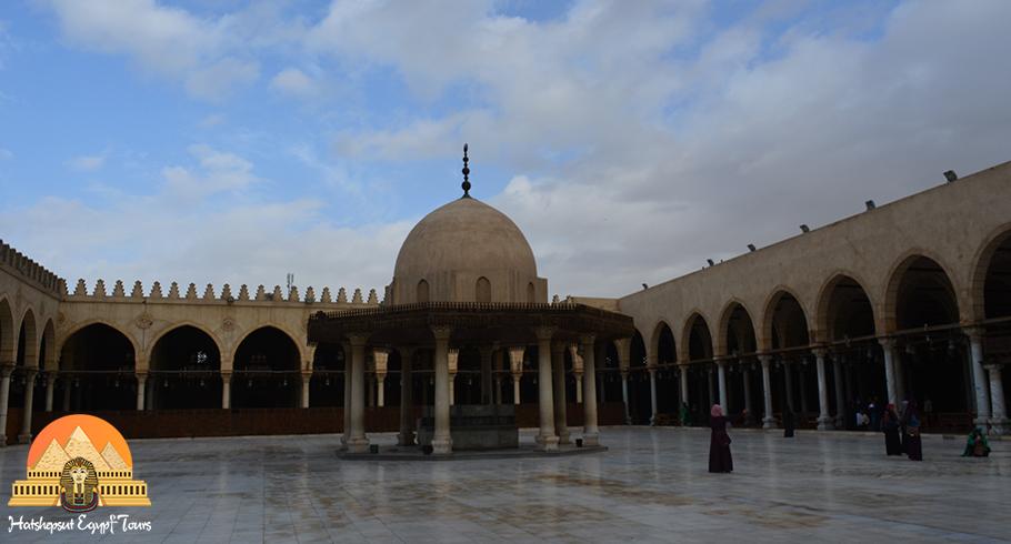 The mosque of Amr Ibn Al-Aas at Old Cairo